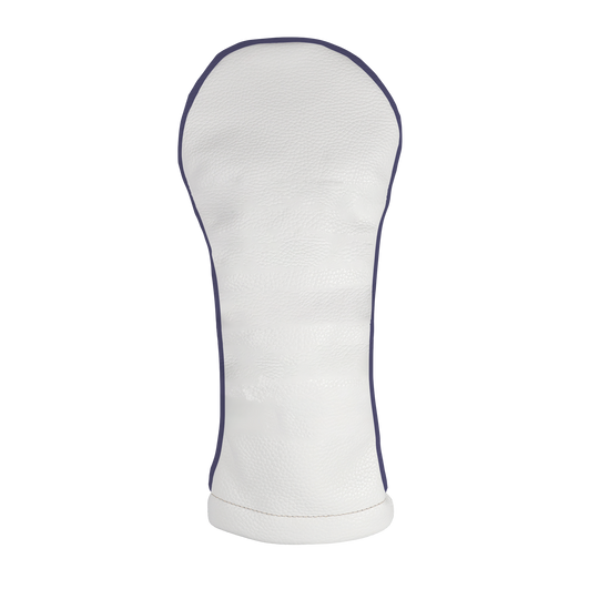Classic Headcover: Pure White + Navy