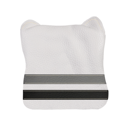Polo Headcover: Pure White + Granite Grey + Pitch Black