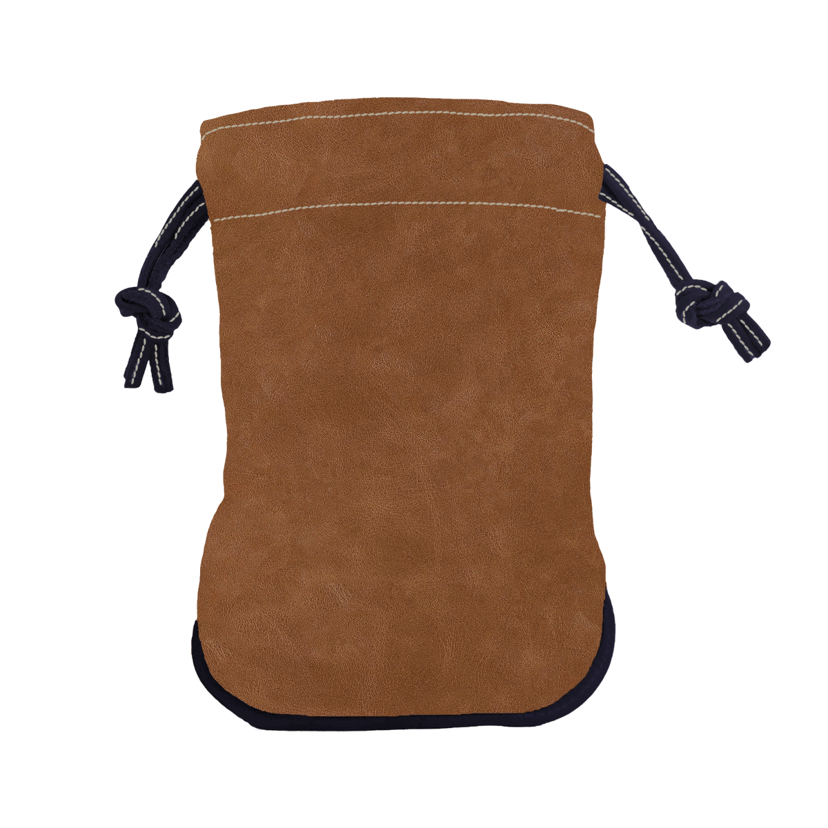 Valuables Pouch: Carmel + Navy