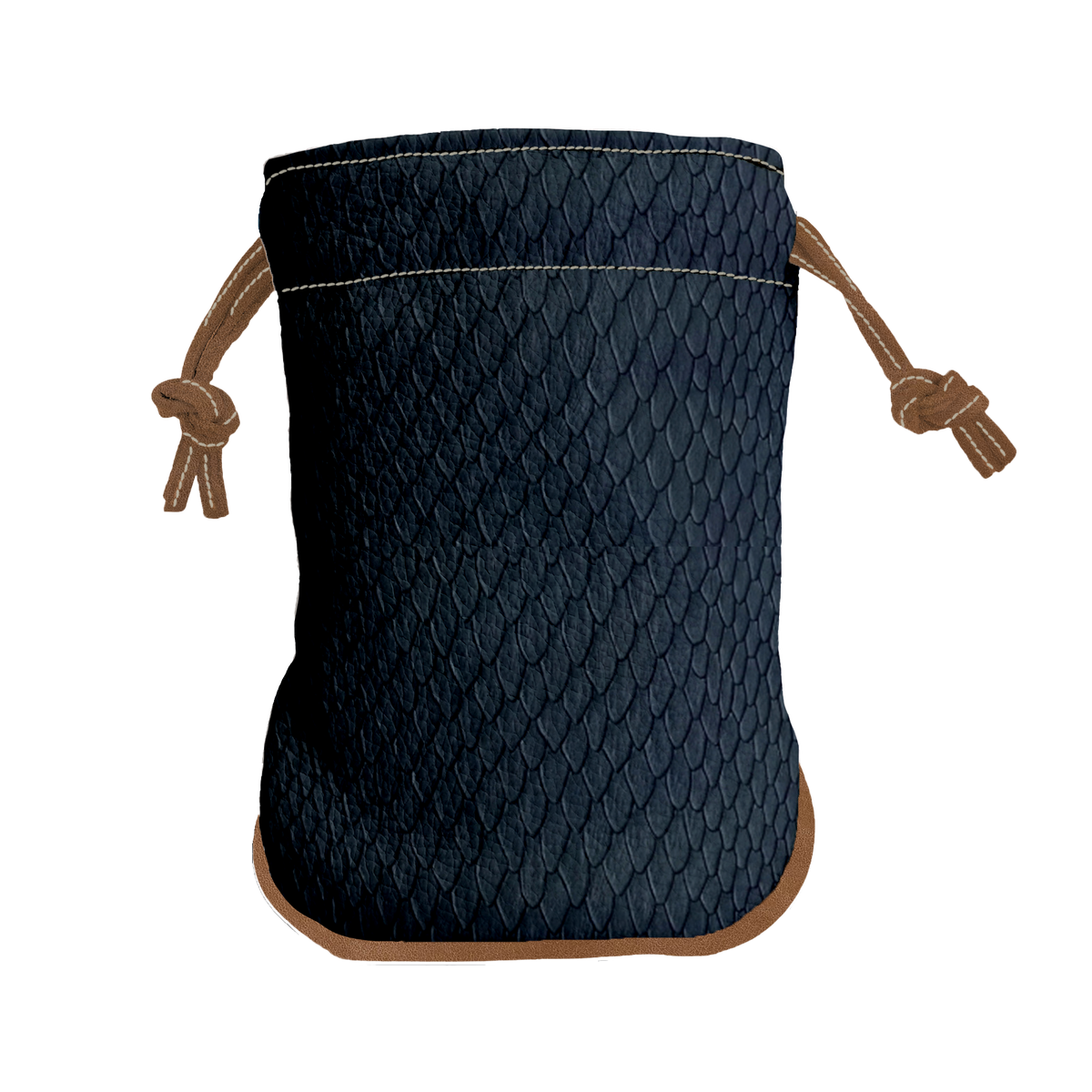Valuables Pouch: Navy Boa + Carmel