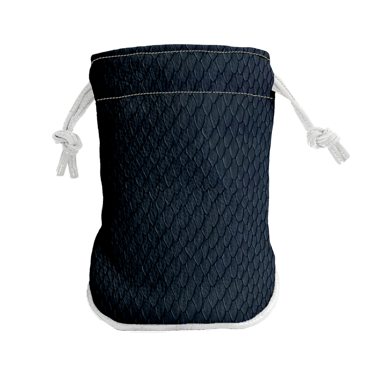 Valuables Pouch: Navy Boa + Pure White