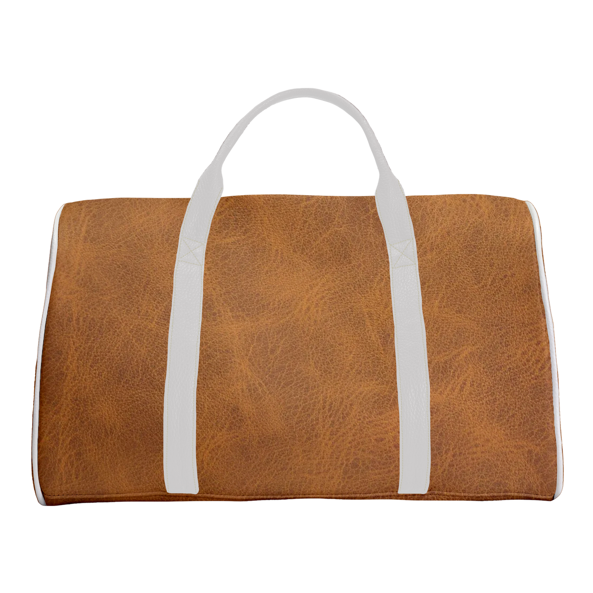 Duffle Bag: Carmel + Pure White