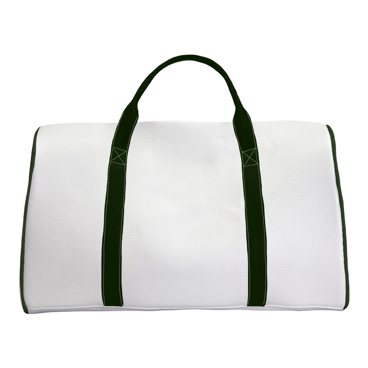 Duffle Bag: Pure White + Olive