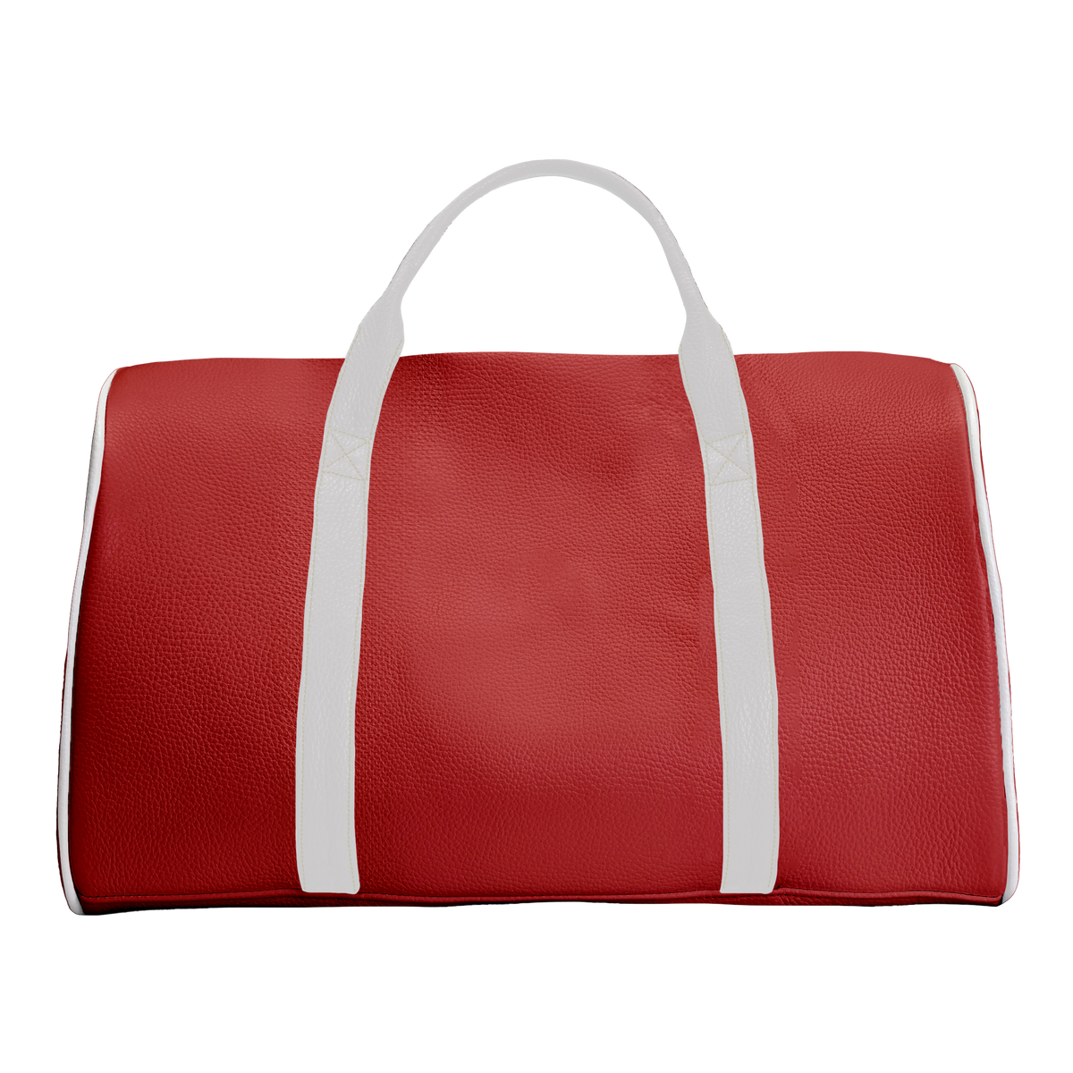 Duffle Bag: Sunday Red + Pure White