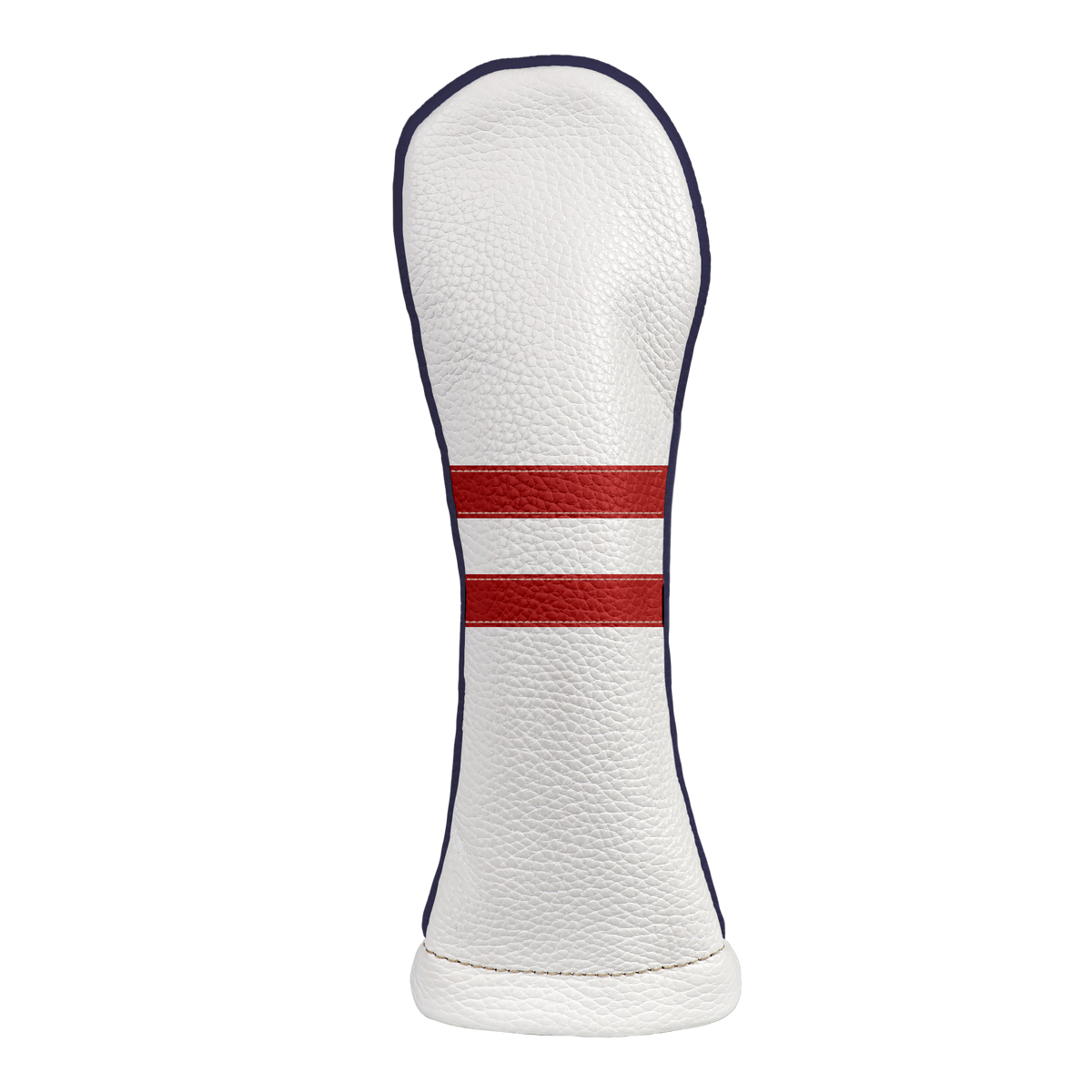 Timeless Headcover: Pure White + Navy + Sunday Red
