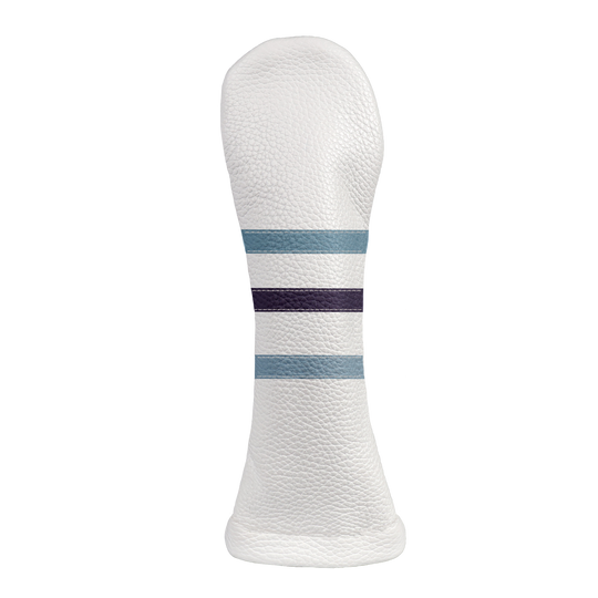 Polo Headcover: Pure White + Carolina Blue + Navy