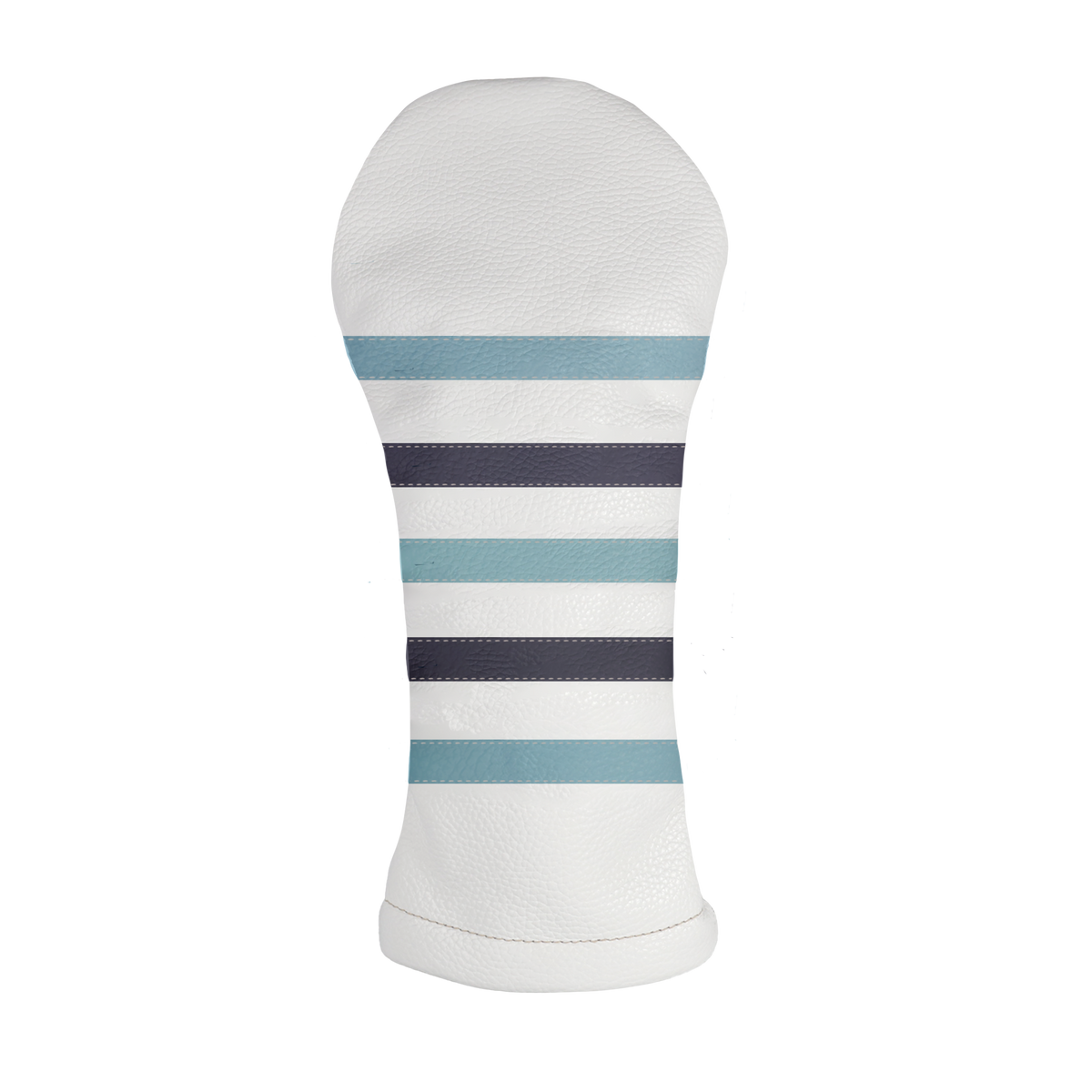 Polo Headcover: Pure White + Carolina Blue + Navy